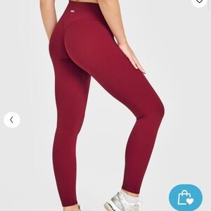 Oner Active Softmotion leggings - Ruby red (size small) Brand New